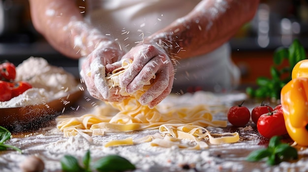 Główny kadr kulinarny